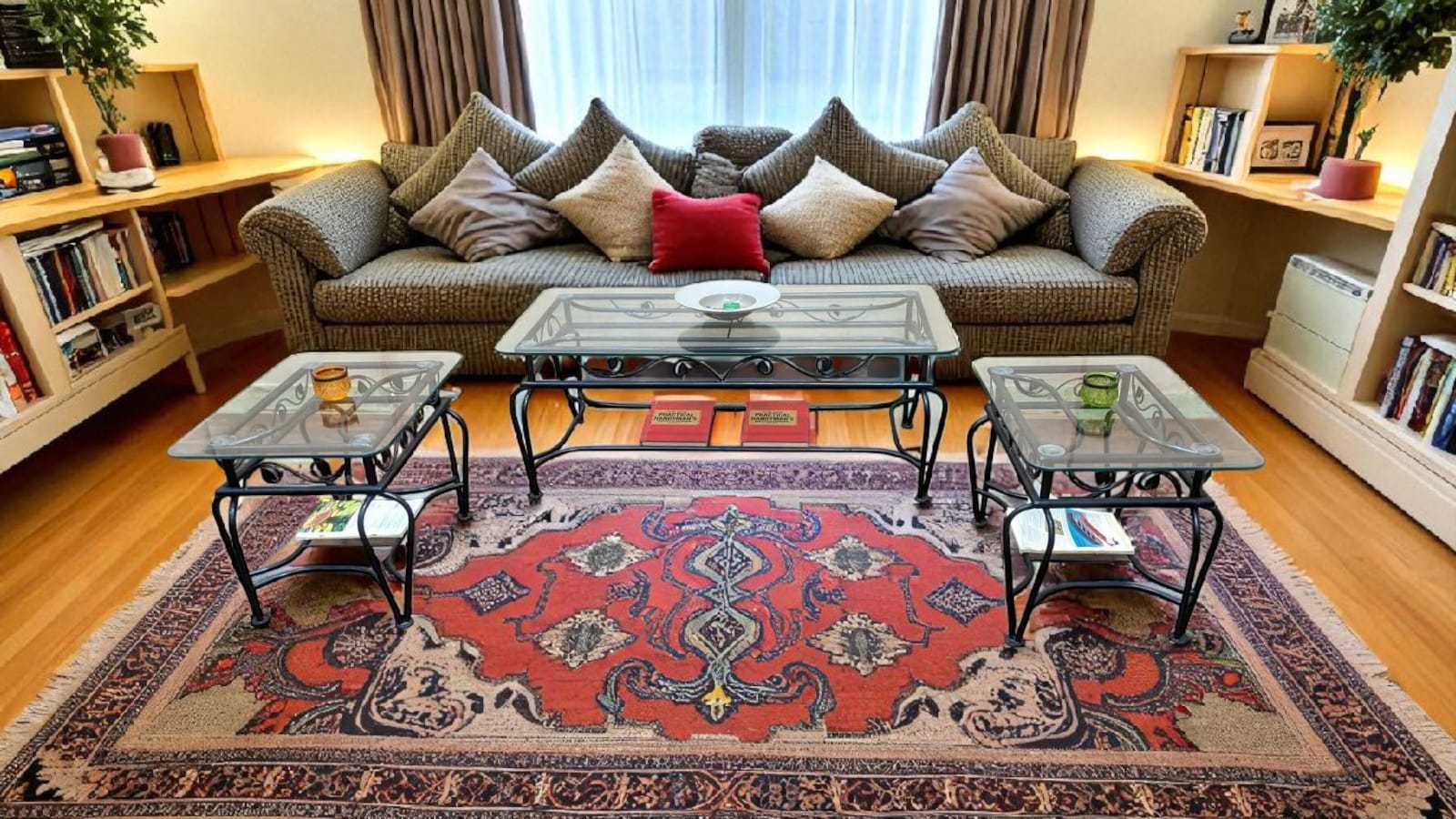 Metal Center & Side Tables Set