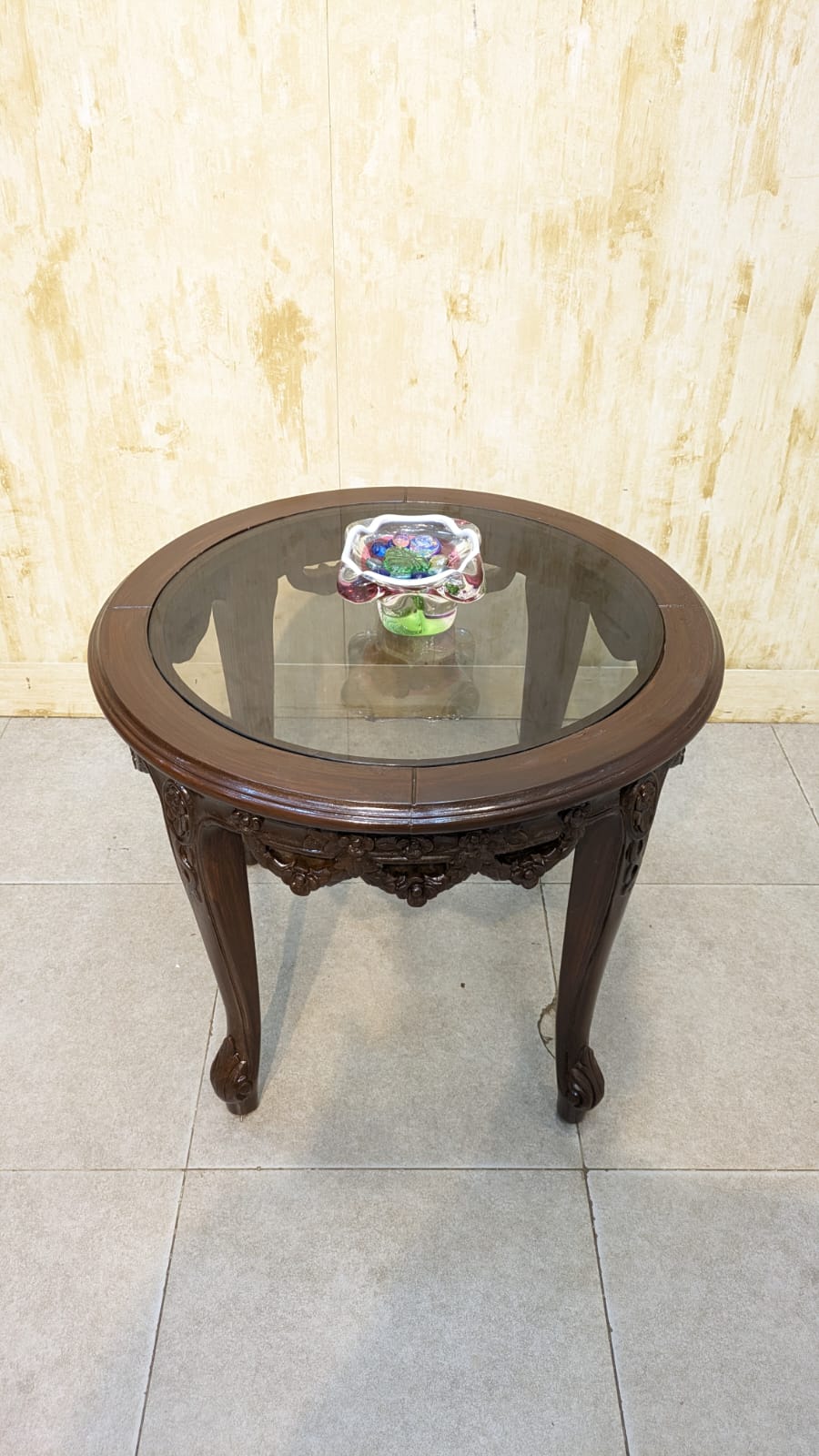 Beautiful Solid Sheesham Wood Coffee Chair Set