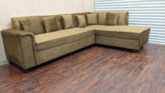 DivineCrafts Brand New 6 Seater L Shape Sofa Set