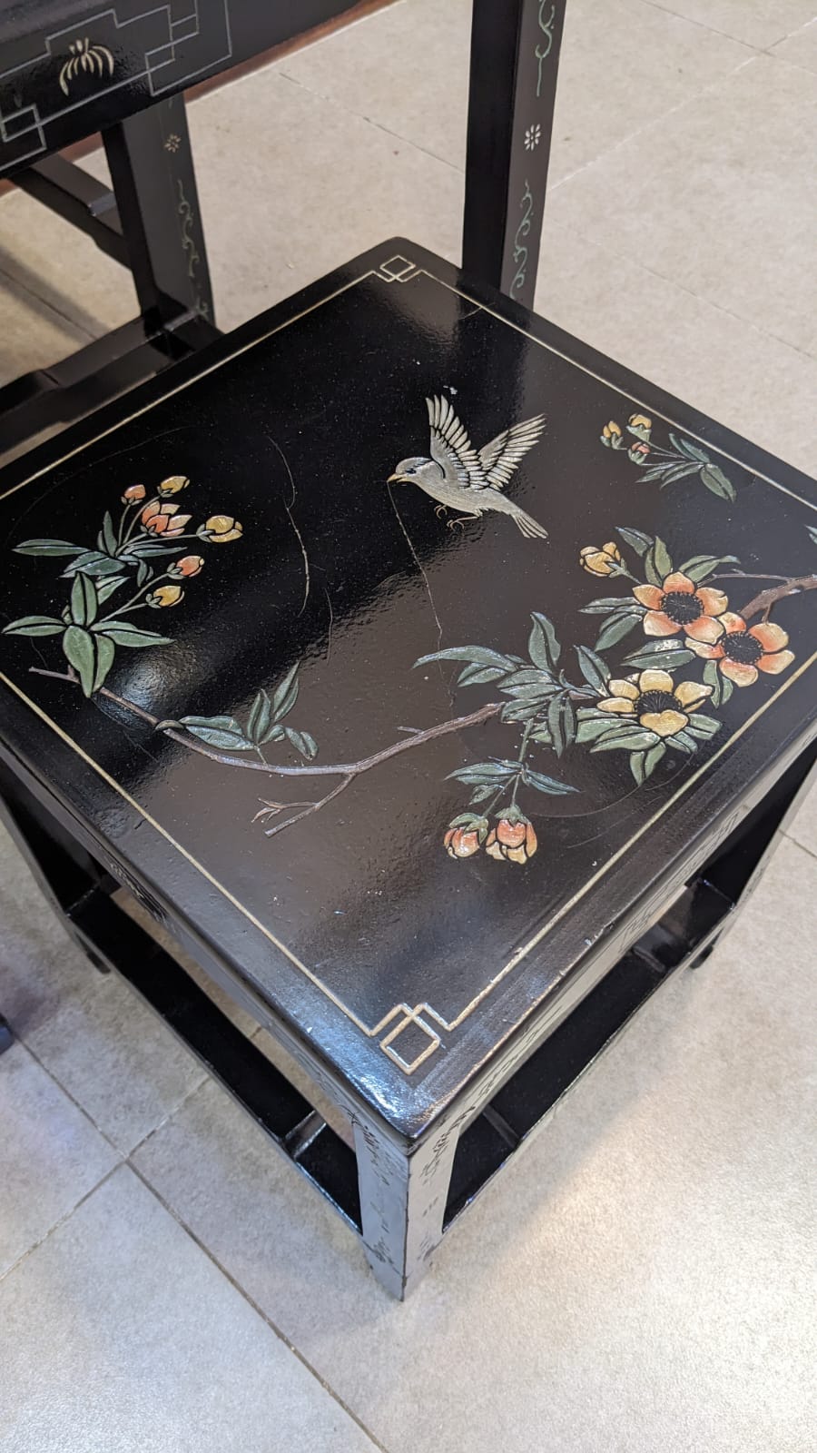 Imported Antique Chinese Nesting Tables Set