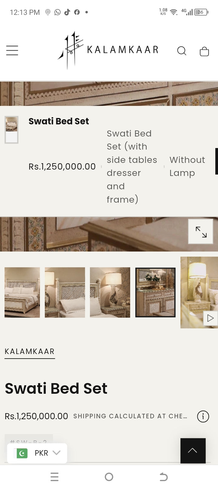 Kalamkaar Furniture Sideboard