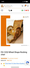 ROYAL SOLID SHEESHAM WOOD ROCKING CHAIR