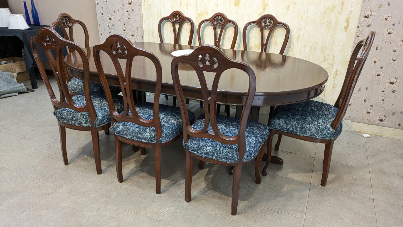 Sheesham Wood 8 Seater Dining Table