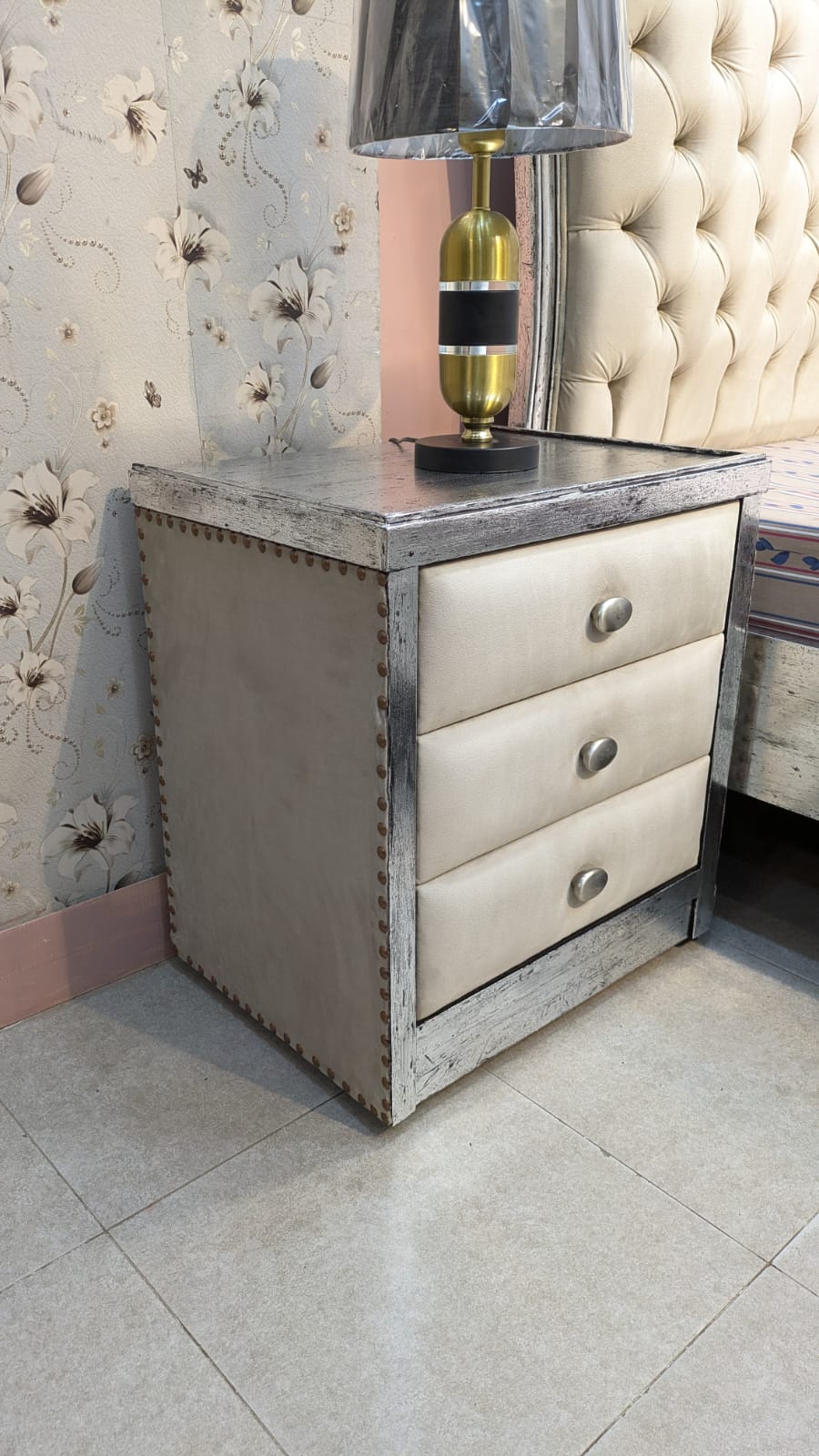 Brand New King Size Bed With 2 Side Table