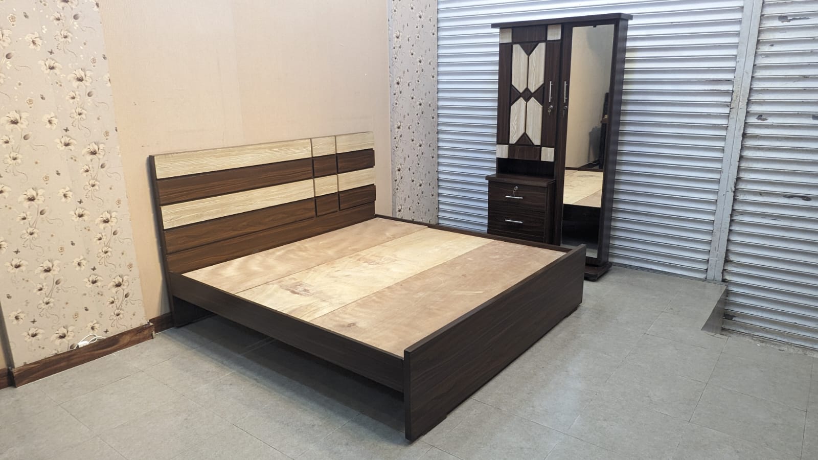 Double Bed with Dressing Table