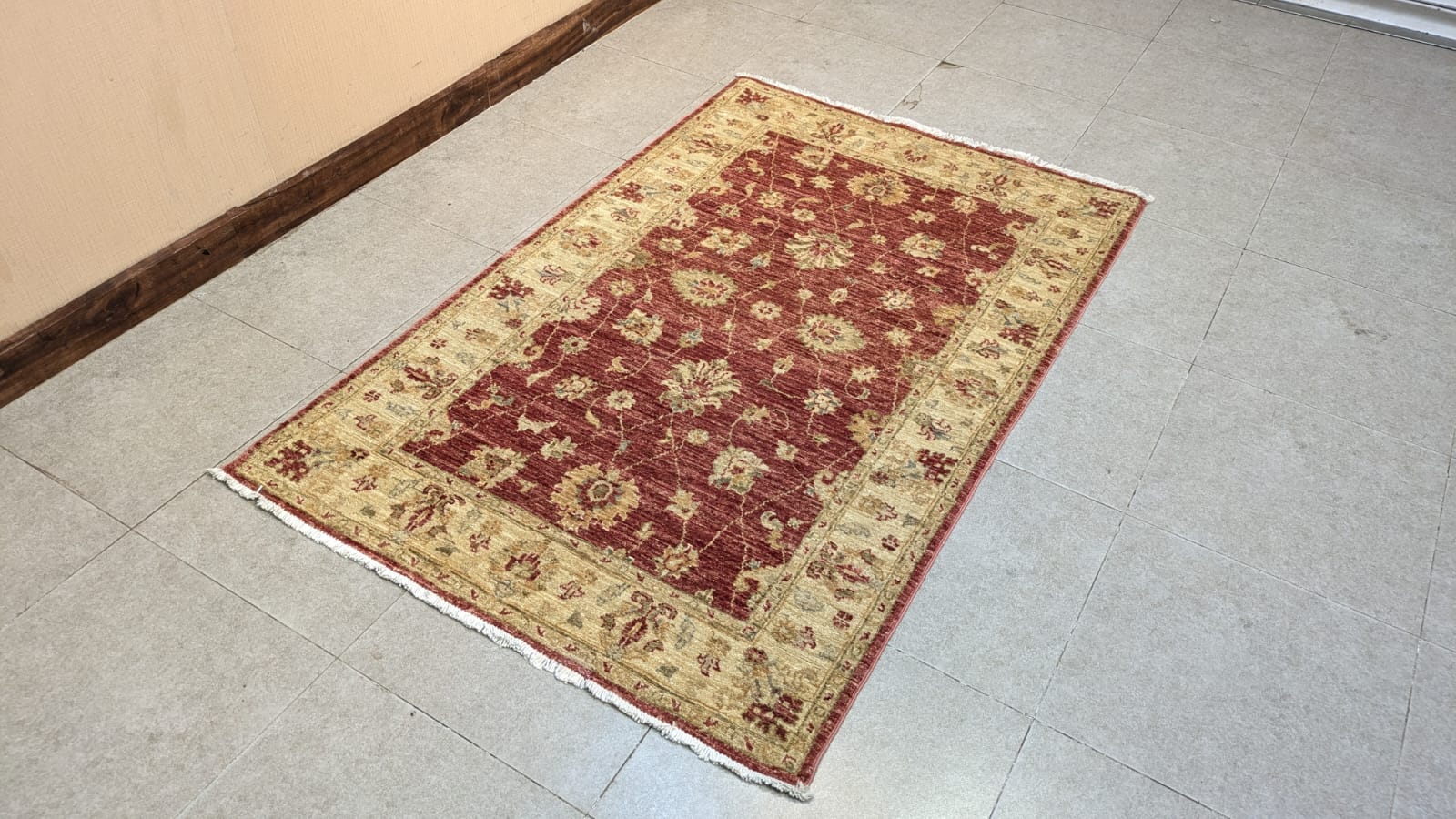 Vintage Afghanistan Chobee Hand Knotted Carpet