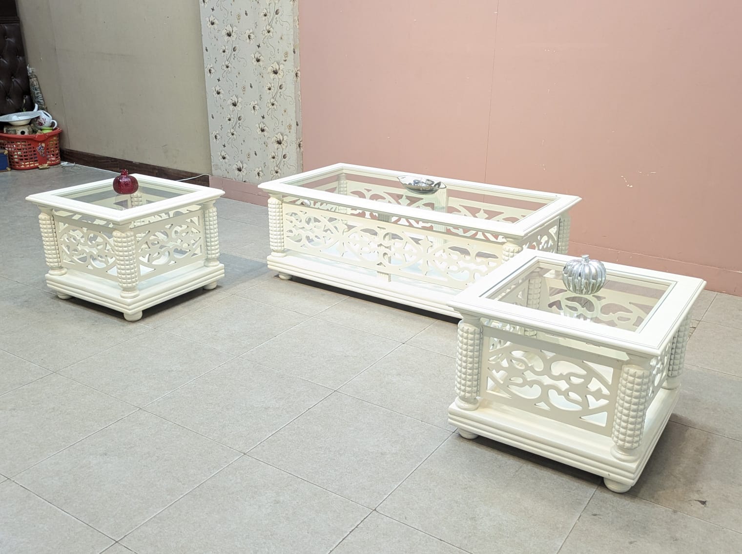 Center Table Side Table Set