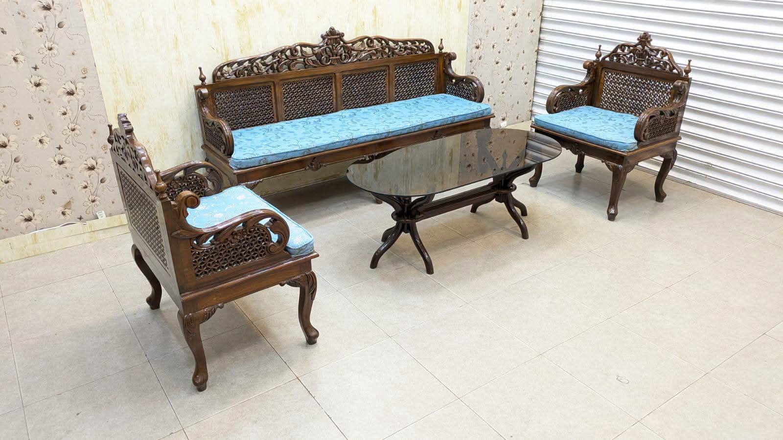 Antique 5 Seater Sofa Set