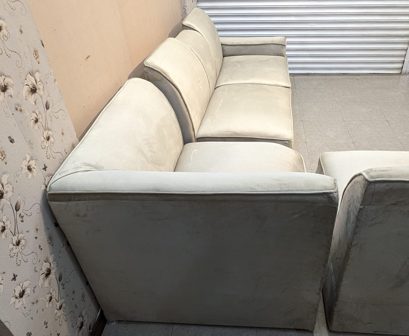 7 Seater L Shape Sofa Set