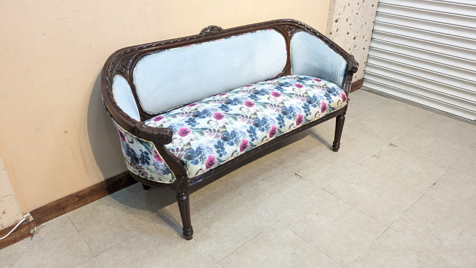 Solid Sheesham Wood 4 Seater Sofa Set