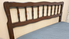Queen Size Bed With Box Mattress and Spring Mattress