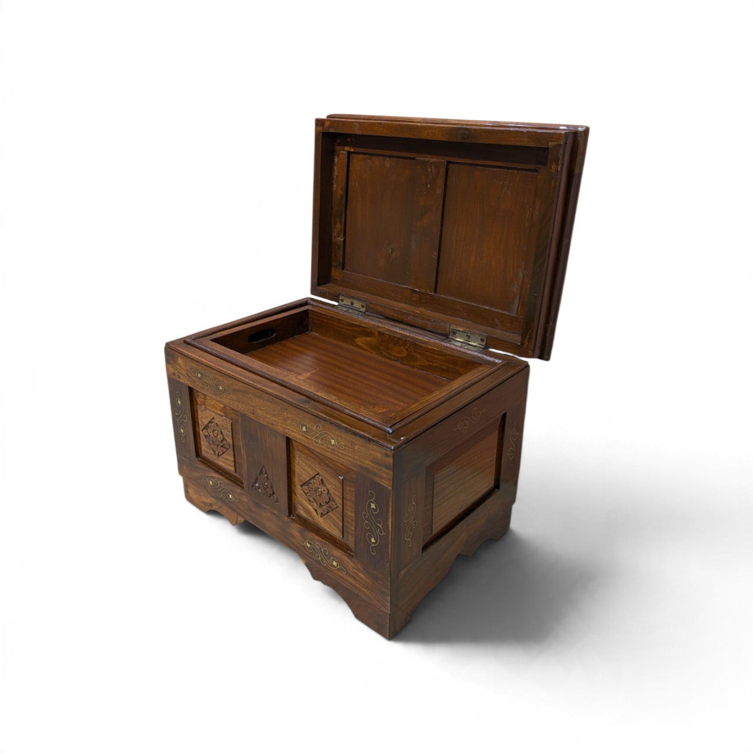 Brand New Unused Solid Sheesham Wood Trunk