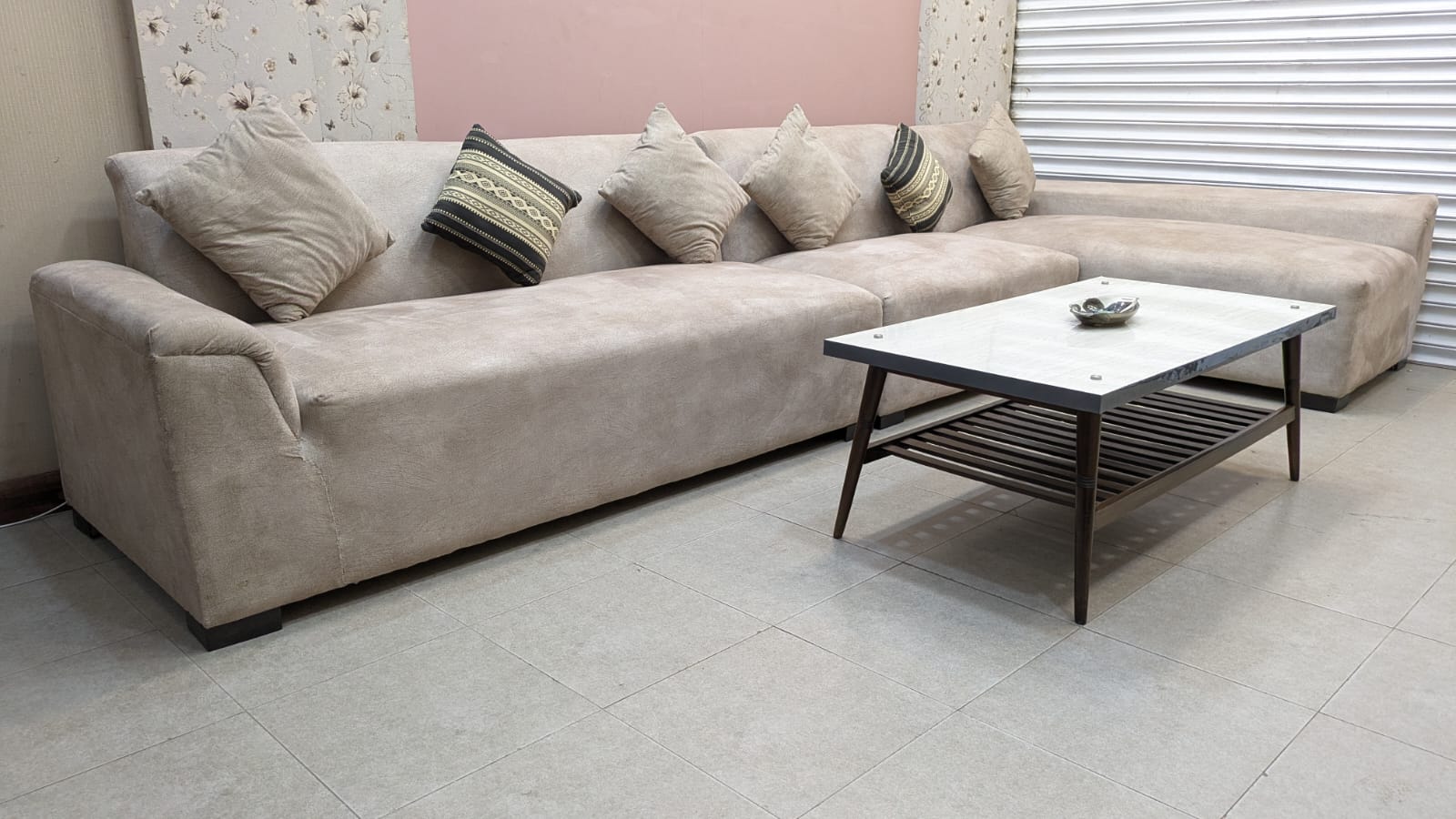 L shape sofa