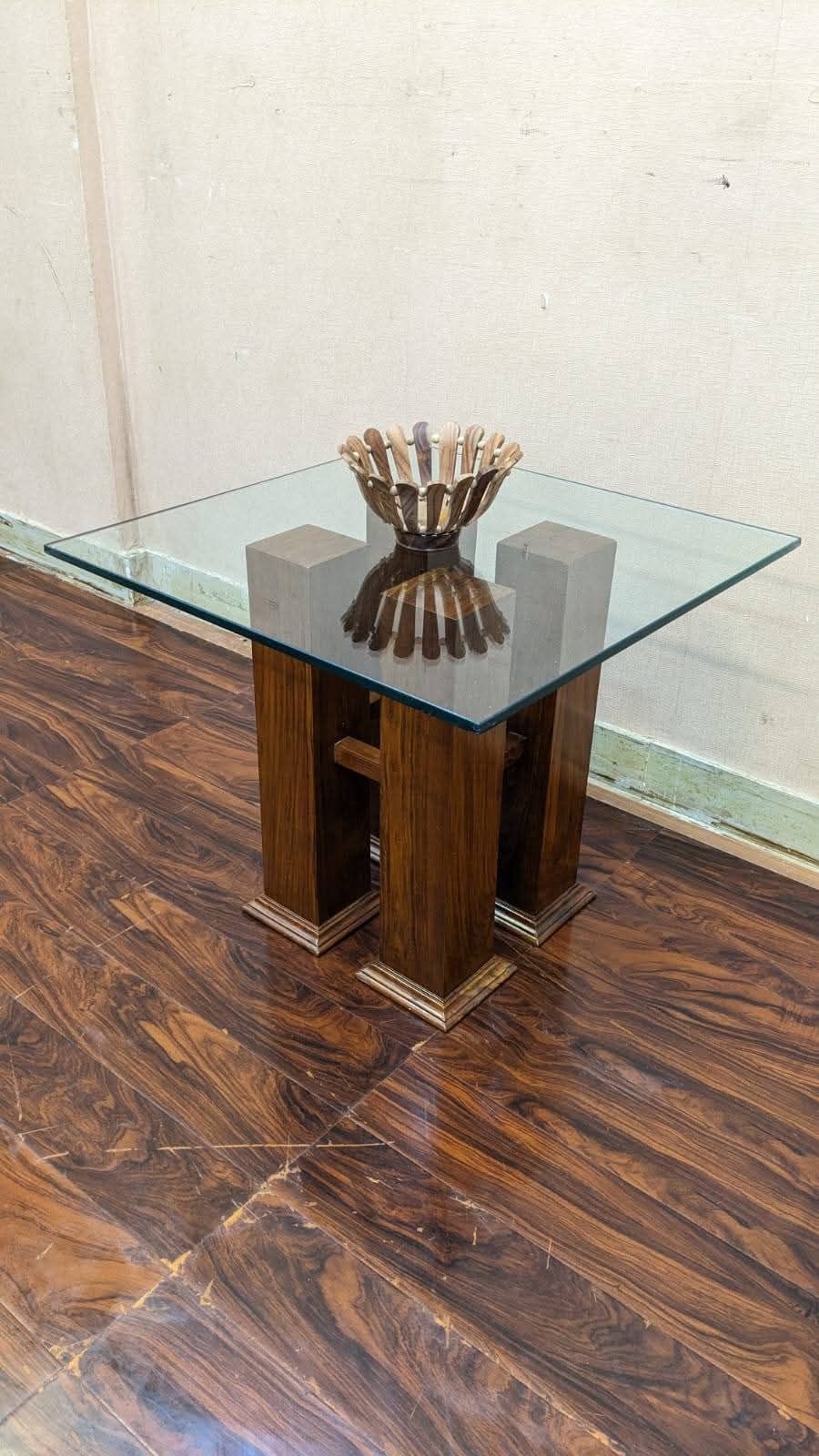 Solid Sheesham Wood Center And Side Tables Set