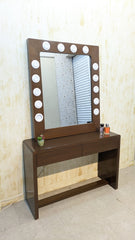 Console With Wall Mounted Mirror