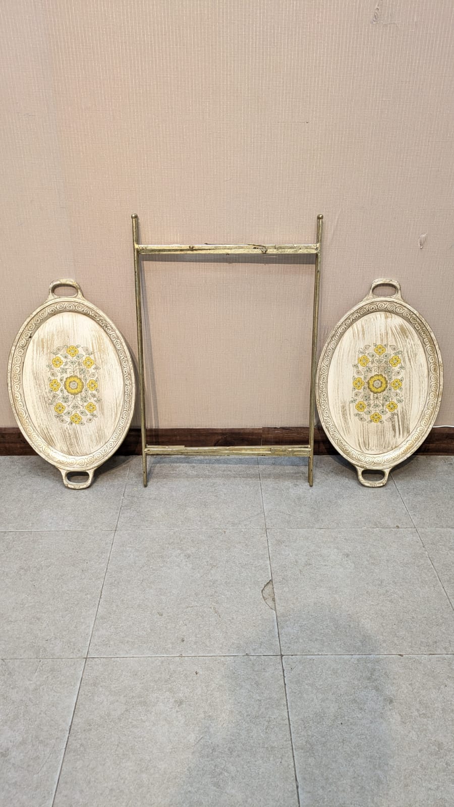 Kalamkaar Furniture Hand Painted Trolley