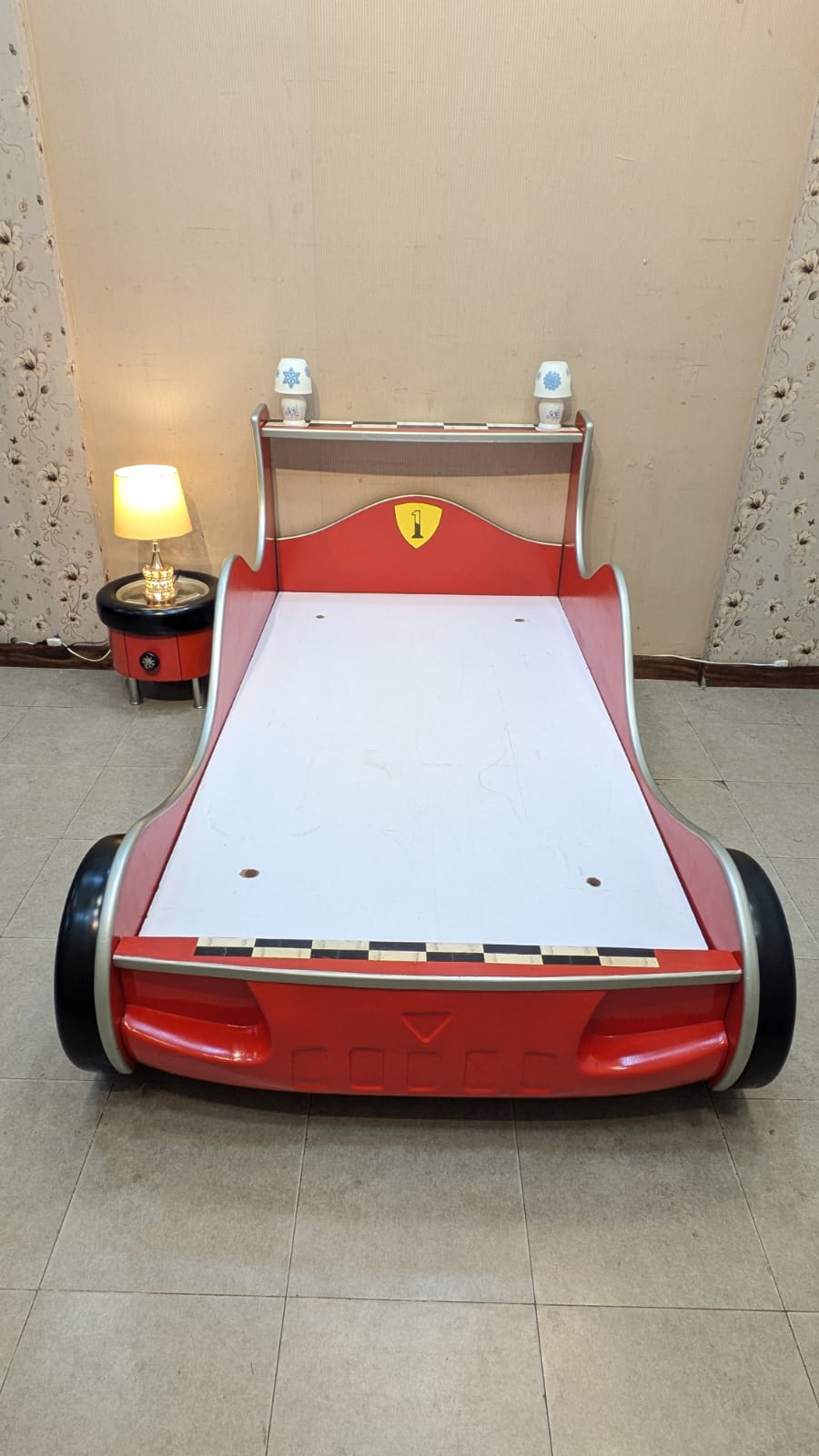 Kid's Ferrari Car Bed Set