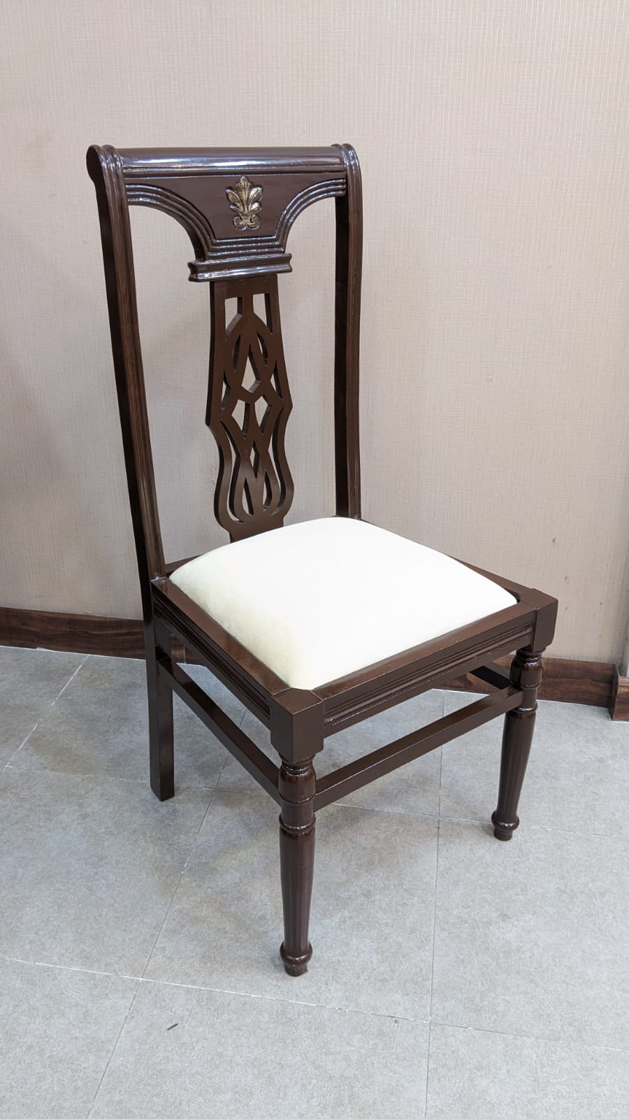 Solid Sheesham Wood 6 Seater Dining Table