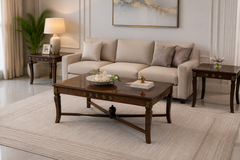 Center Table with 2 Side Tables Set