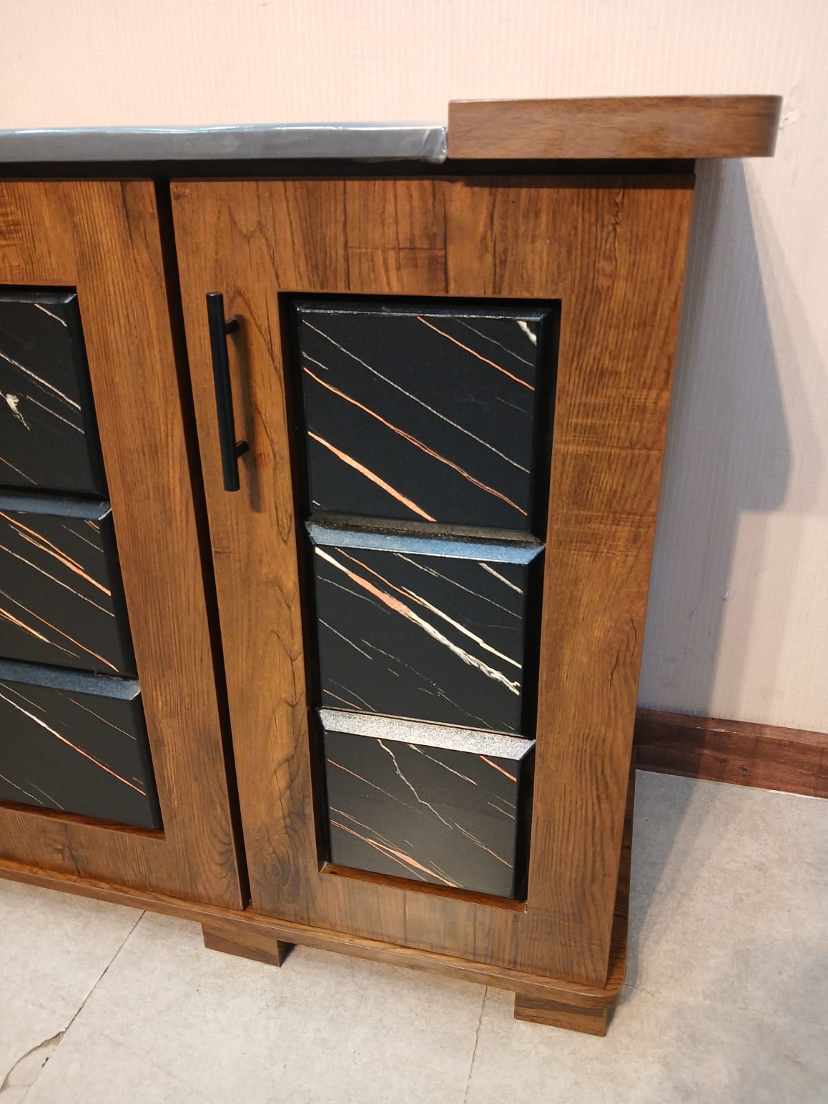 Brand New 3 Door Iron Table