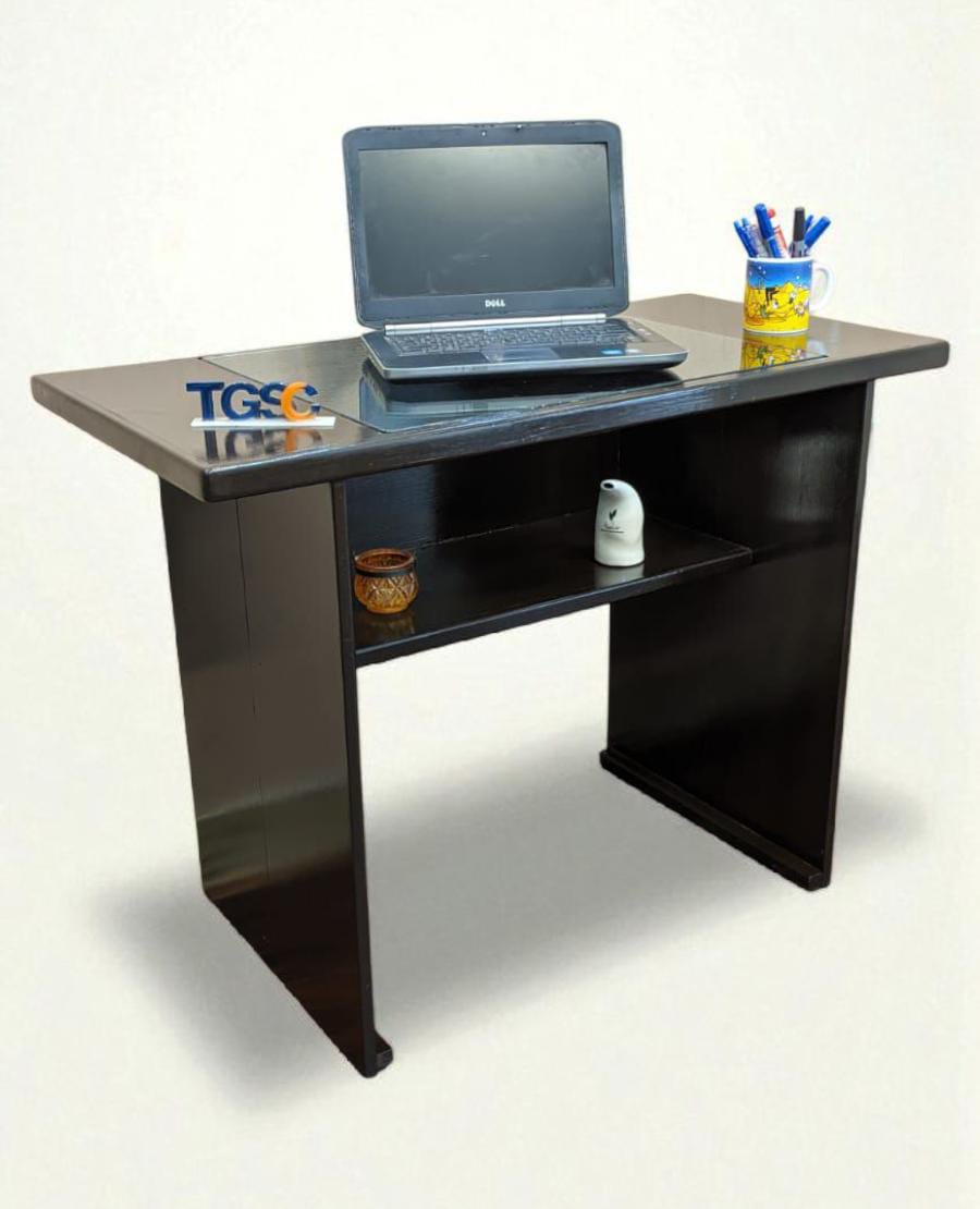 Study Table With Glass On Top