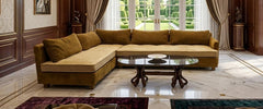 Comfortable 7 Seater L Shape Sofa Set