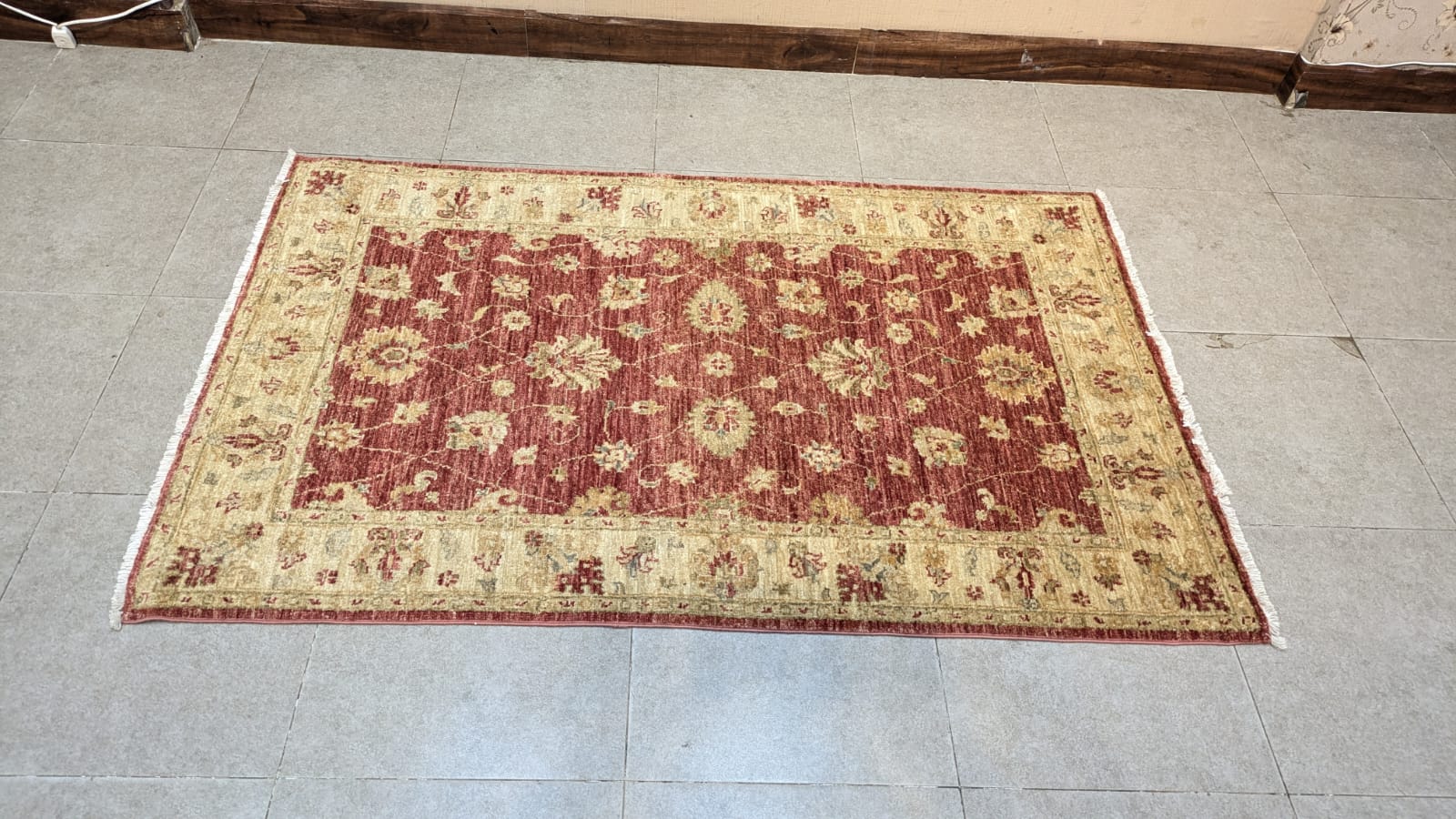 Vintage Afghanistan Chobee Hand Knotted Carpet