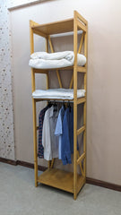 Pure Wooden Clothes Rack