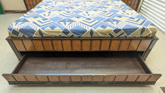 ELEGANT KING SIZE BED WITH 2 SIDE TABLES – STYLE MEETS SMART STORAGE!