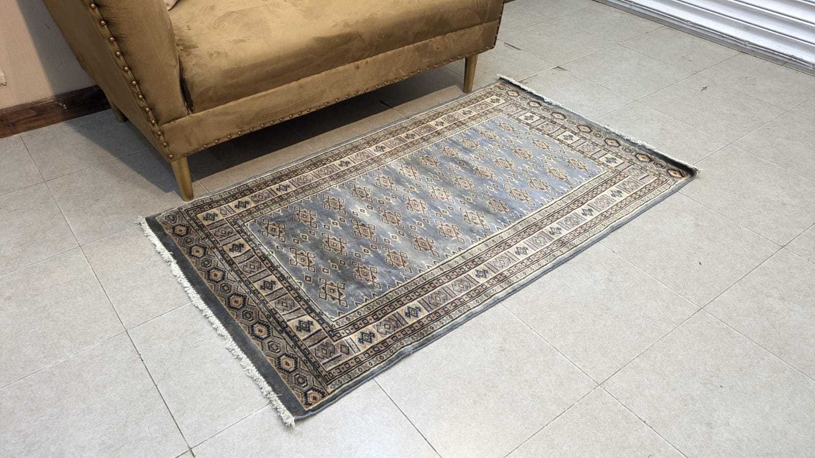 Vintage PAK Jaldar Hand Knotted Carpet
