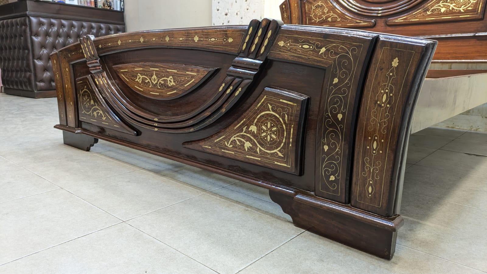 Solid Sheesham Wood Queen Size
