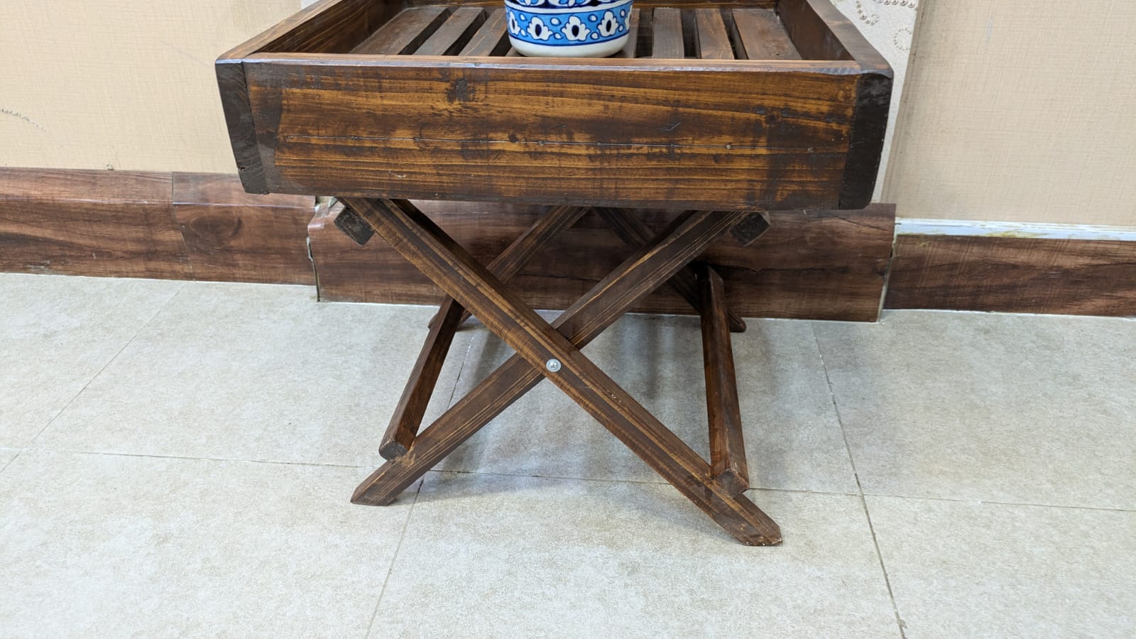 Brand New Foldable Wooden Tray Table