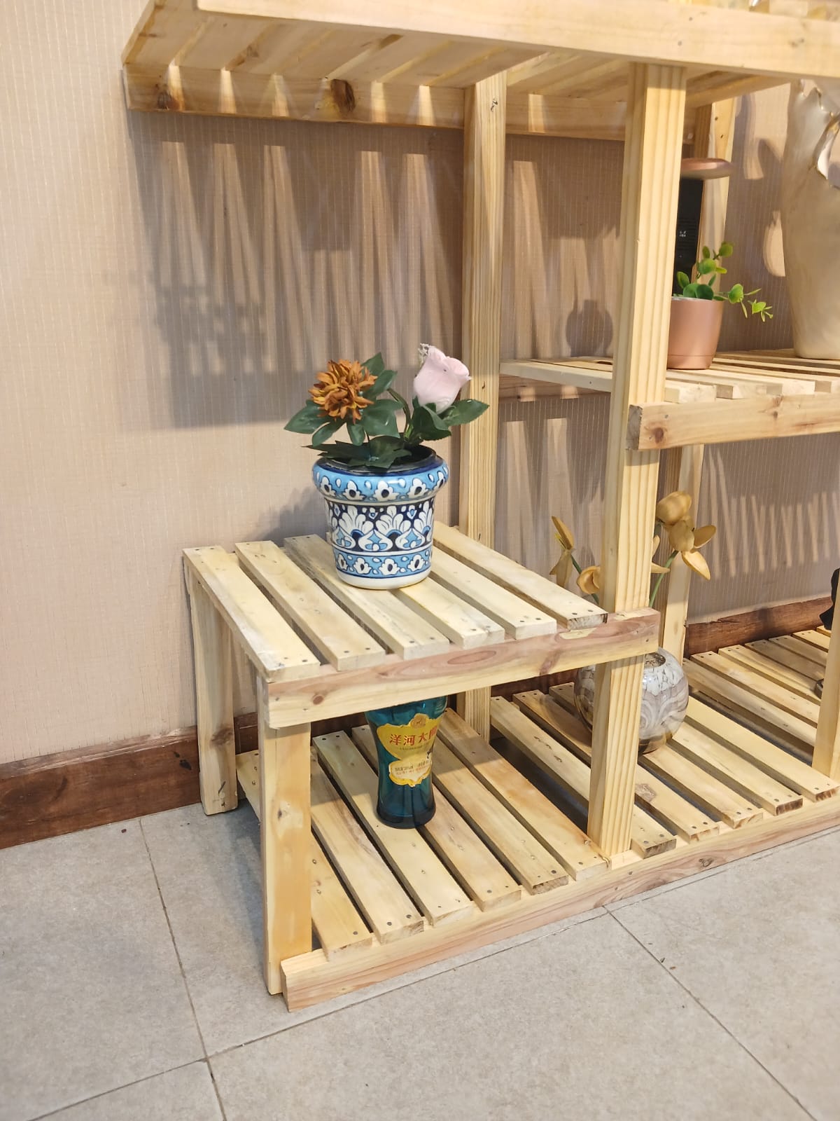Brand New House Style Wooden Display Rack