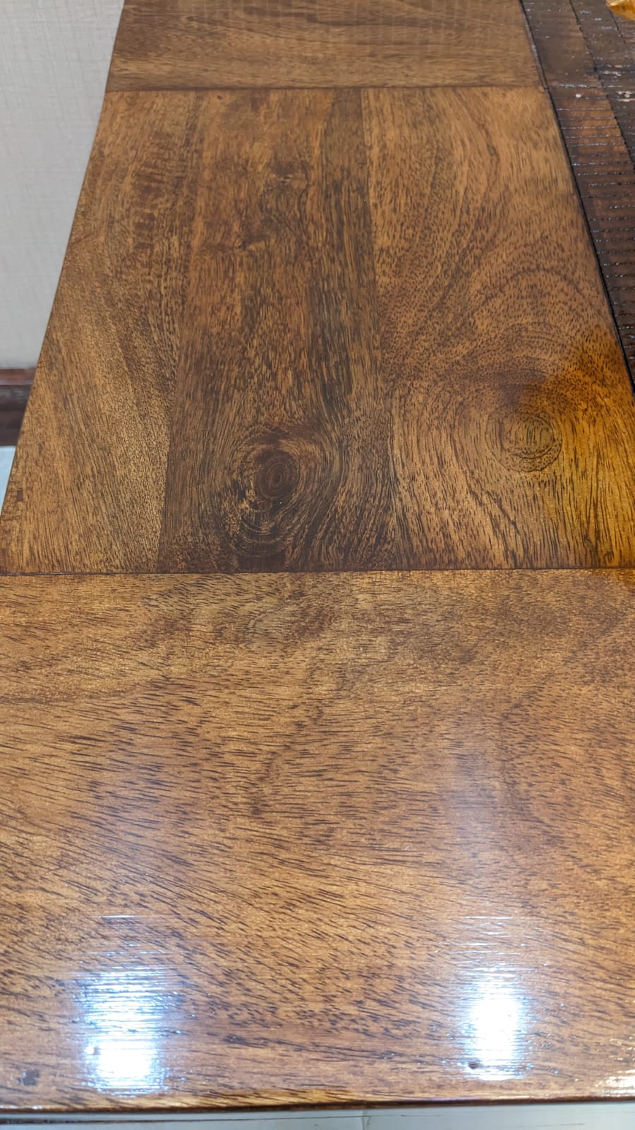Solid Sheesham Wood Corner Table