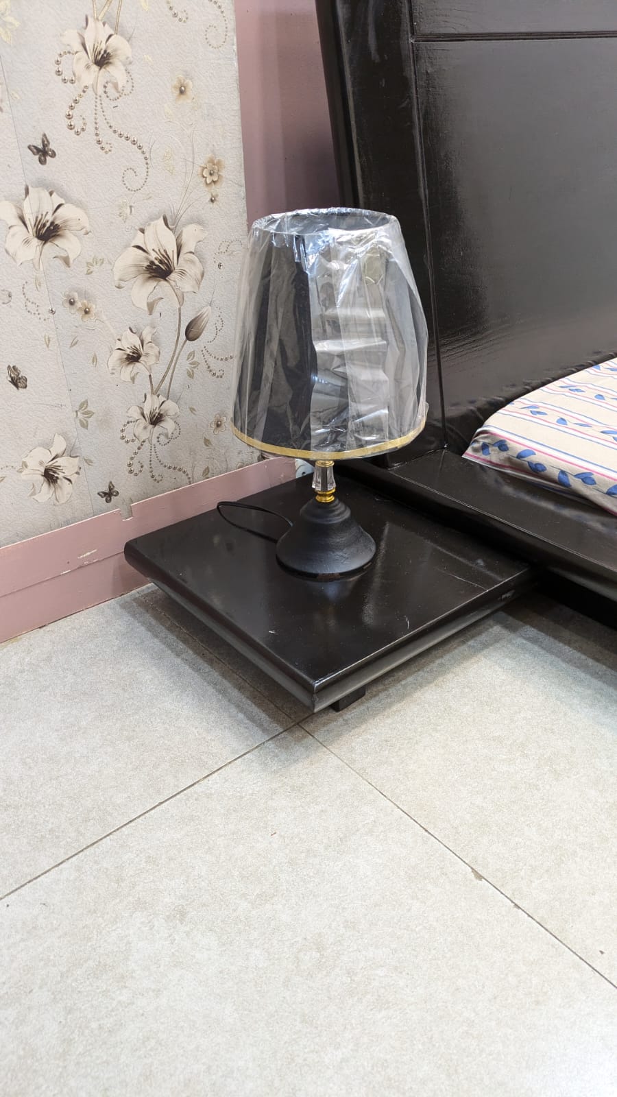Floor Bed With Attached side table