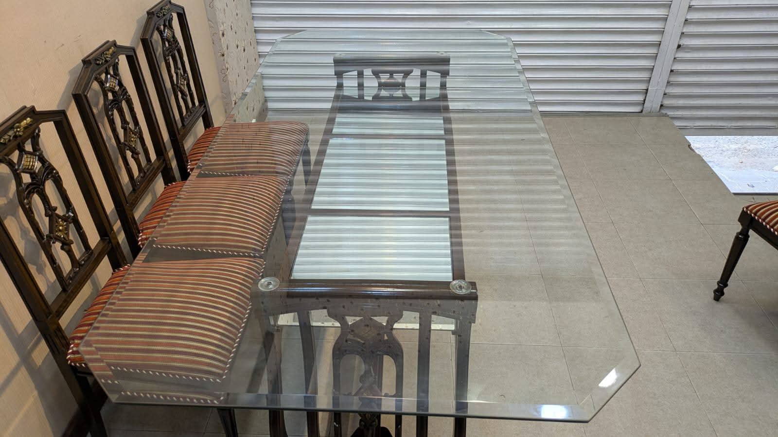 Solid Sheesham Wood 8 Seater Dining Table