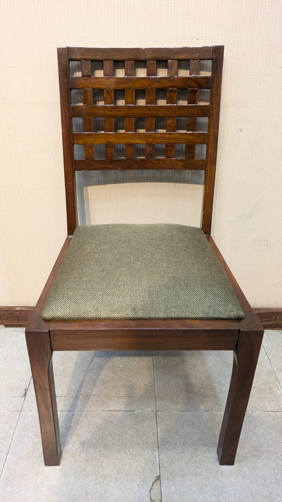 Solid Sheesham Wood 6 Seater Dining Table