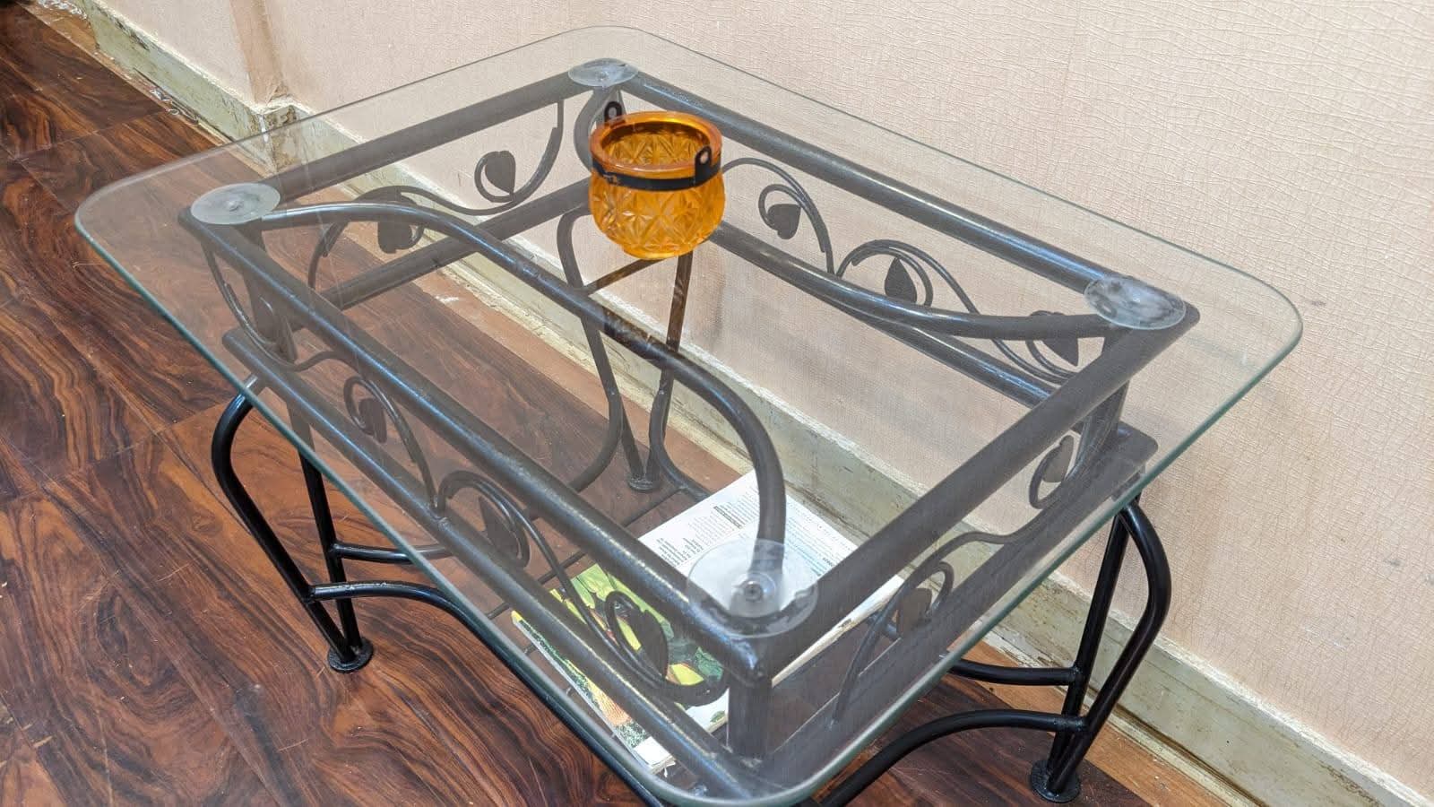 Metal Center & Side Tables Set