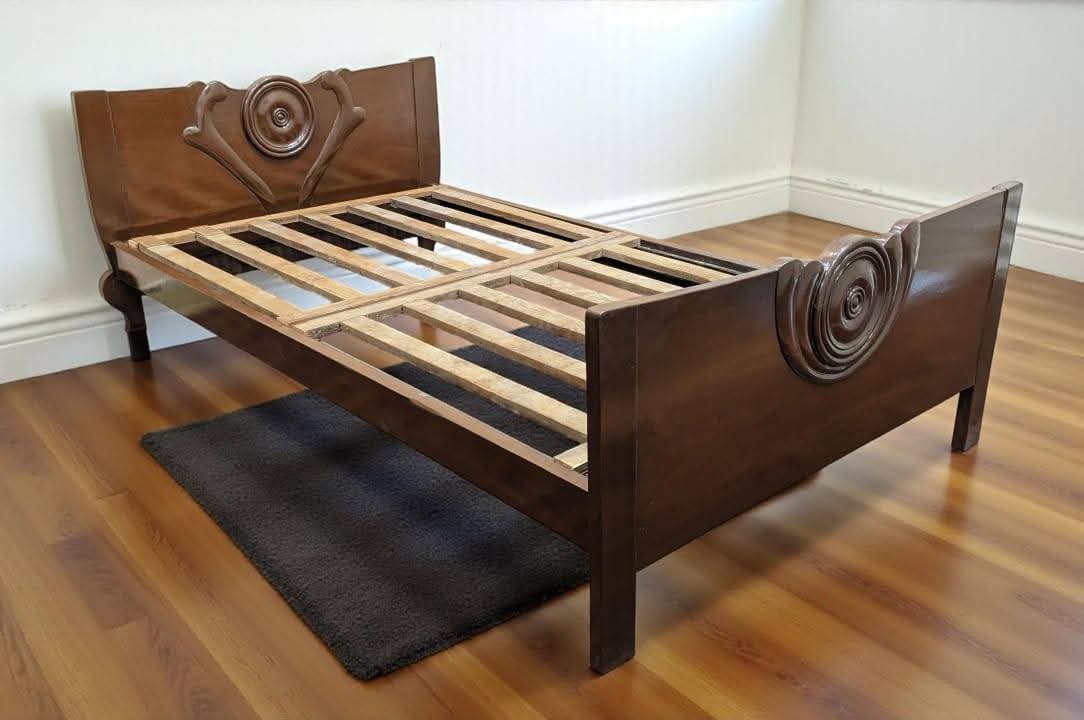 Solid Sheesham Wood Single Bed