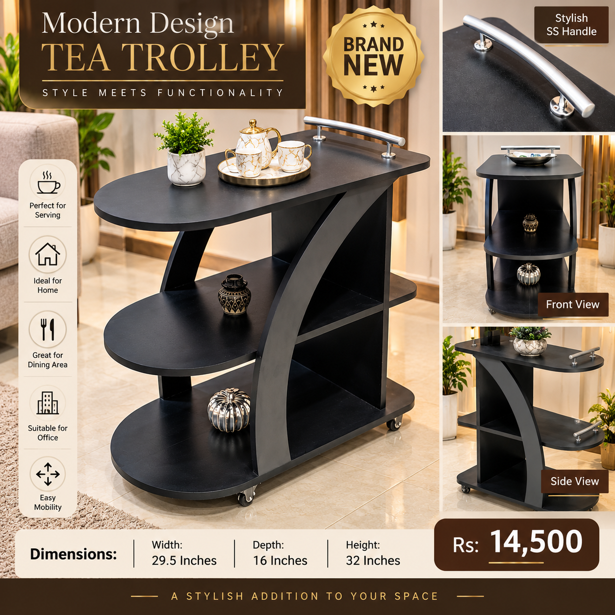 Brand New Tea Trolley