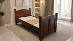 Oak Wood Single Bed