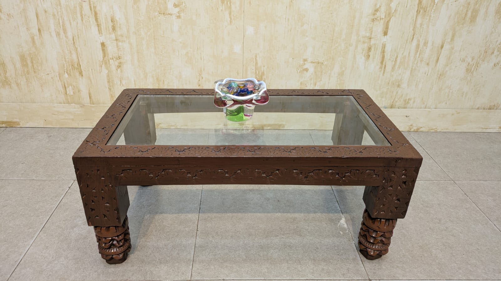 Solid Sheesham Wood Center Table