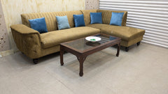 6 Seater L Shape Sofa Set