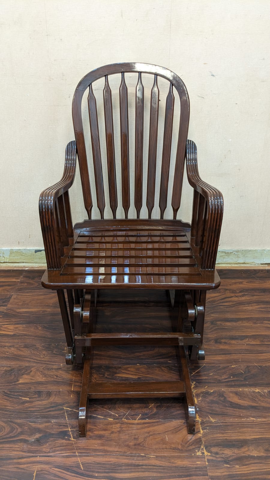 Solid Sheesham Wood Rocking Chair