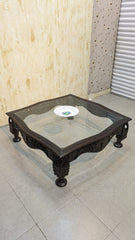 ANTIQUE SOLID SHEESHAM WOOD CENTER TABLE