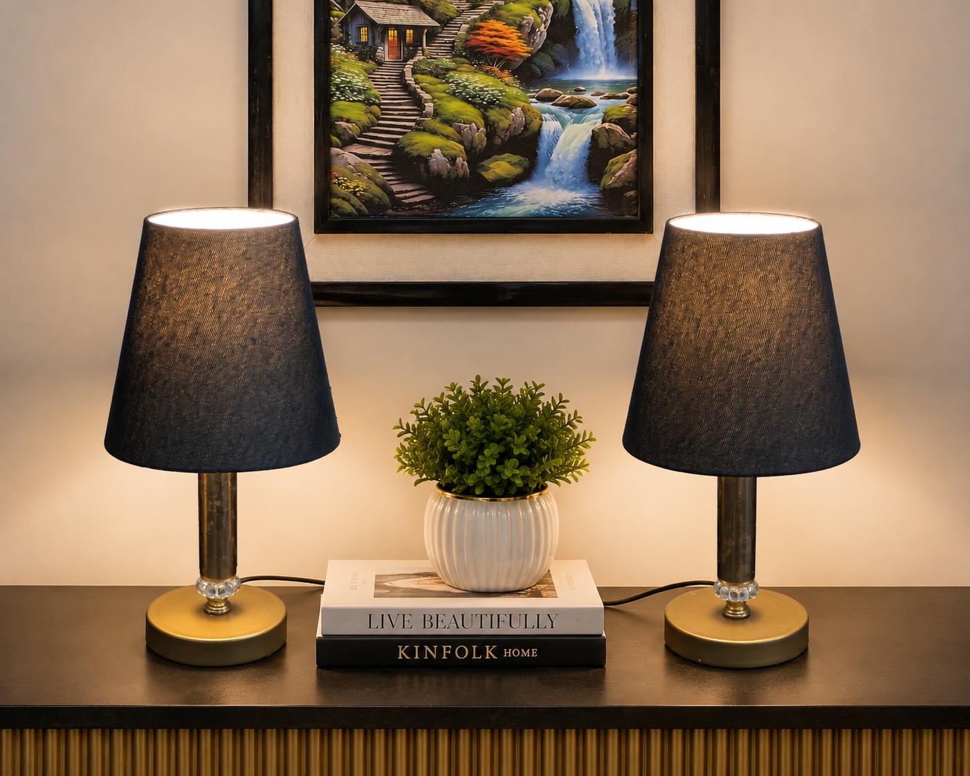 New Pair Of Table Lamps