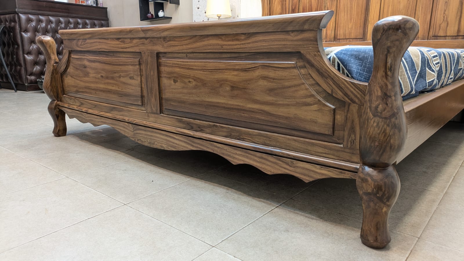 SHEESHAM WOOD KING SIZE BEDROOM SET