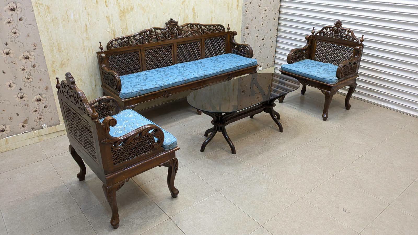 Antique 5 Seater Sofa Set