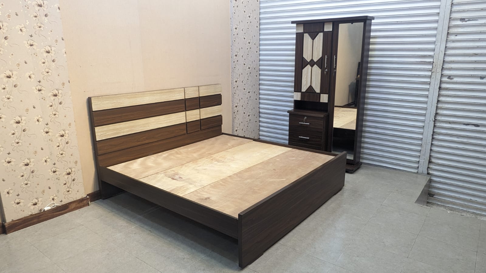 Double Bed with Dressing Table