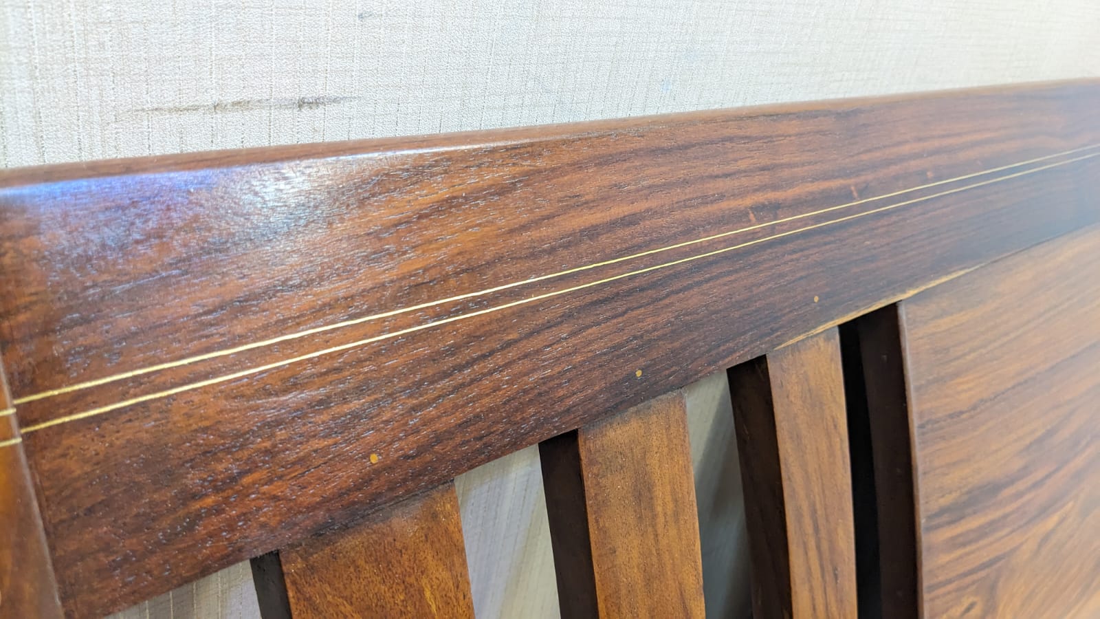 Imported Solid Sheesham Wood Super King Size Bed with 2 Side Tables